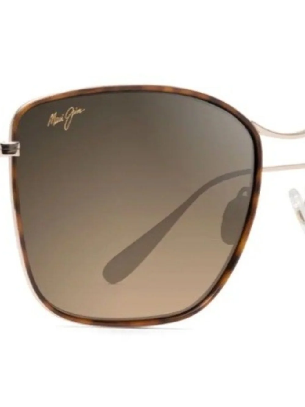 Maui Jim Sunglasses Gold Frame with Gray Lenses - Tiger Lily